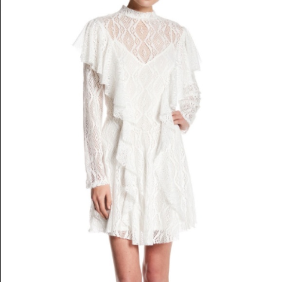 Free People Dresses & Skirts - NWT Free People Mock Neck Dress Mini Ivory XS